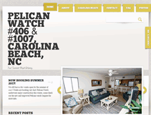 Tablet Screenshot of pelicanwatchnc.com